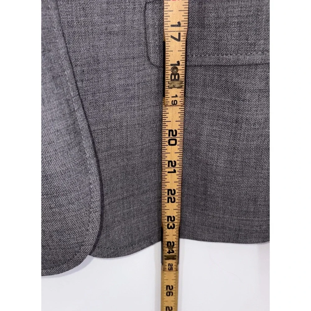 J. CREW Blazer Jacket Schoolboy Gray Wool Preppy Academia‎ 0 Stretch